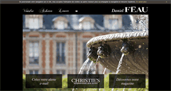 Desktop Screenshot of feau-immobilier.fr